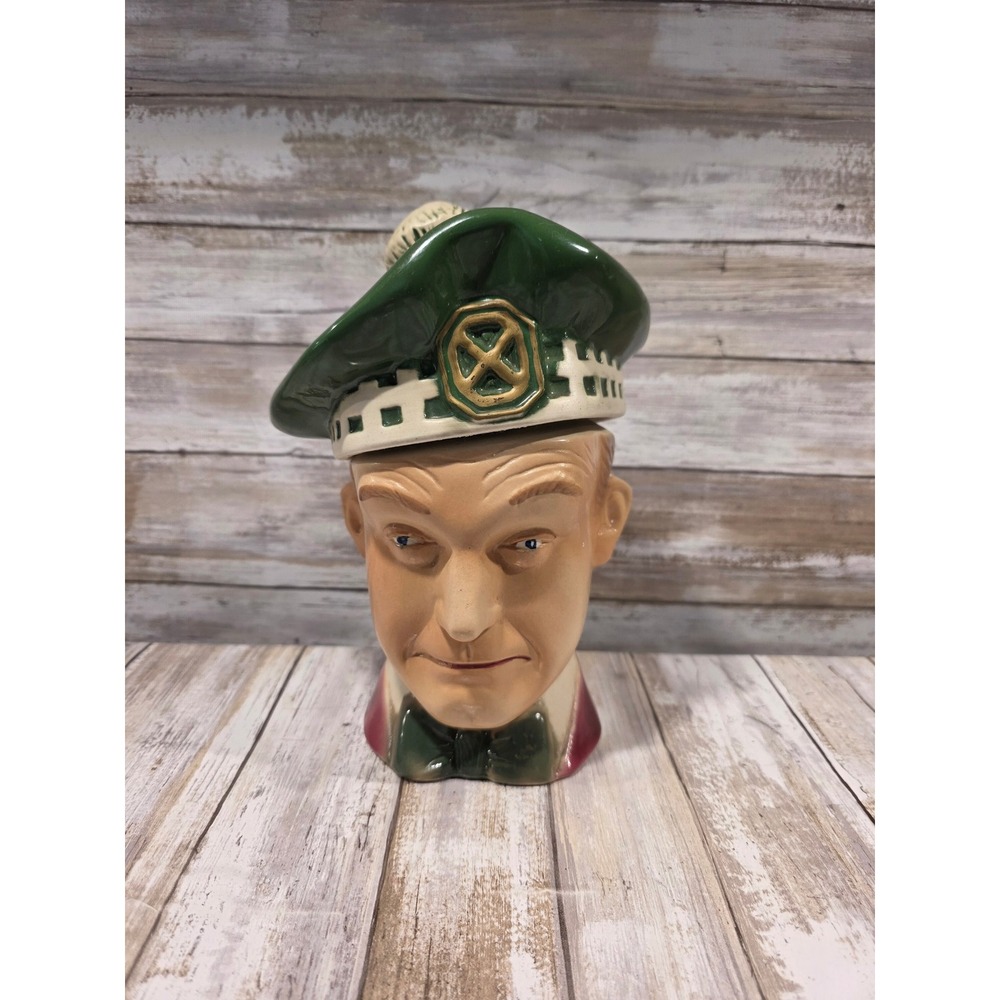 11" Vintage Whiskey Decanter by Ezra Brooks Larry‎ Harmon 1976 READ
